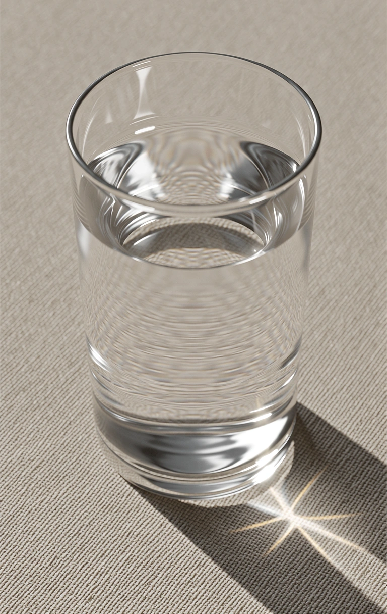 Frisches Wasser im Morgenlicht
